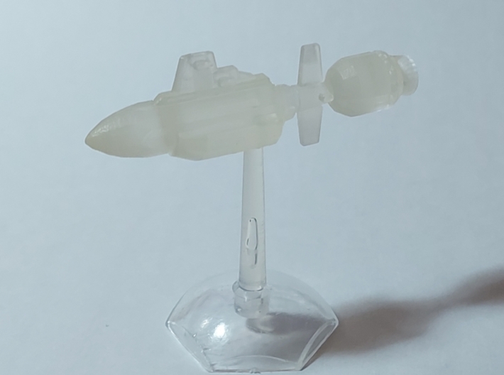 DY-500 Class (Mariposa Type) 1/2500 Attack Wing 3d printed Smooth Fine Detail Plastic, picture by gnaranjo
