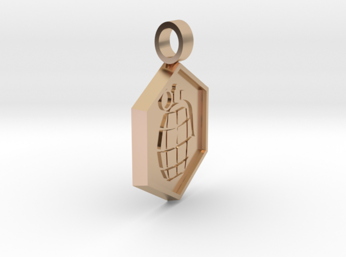 Bomb [pendant] 3d printed