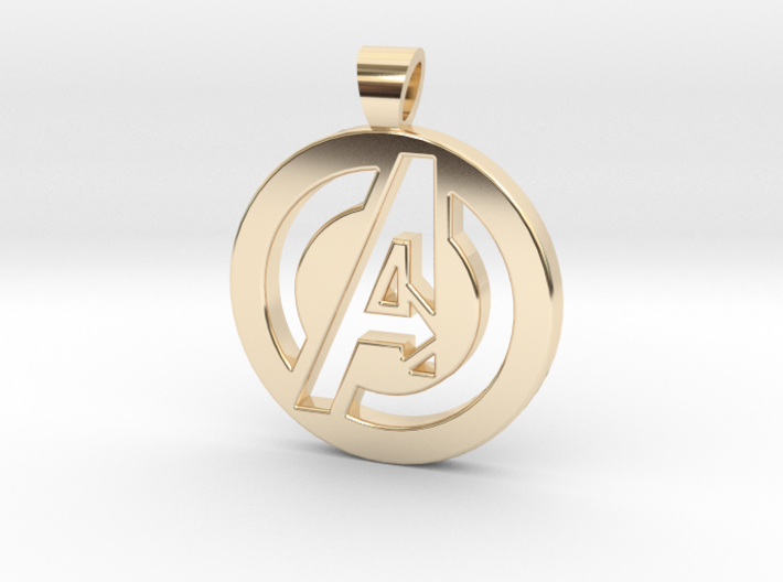 Avengers [pendant] 3d printed