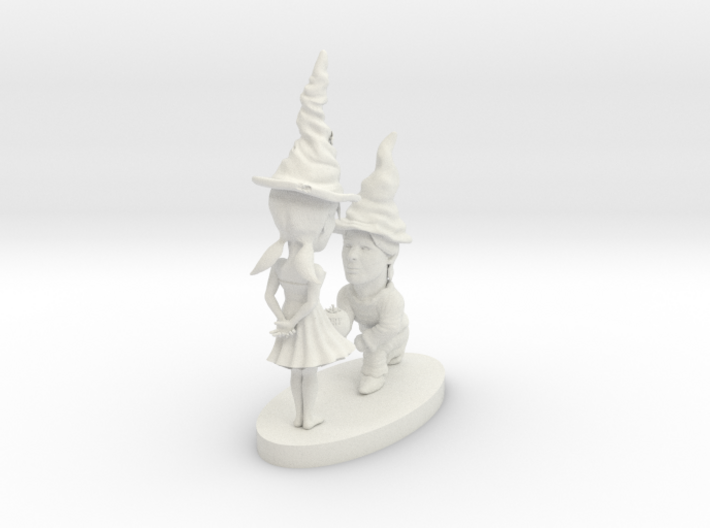 hollow gnomes 3d printed