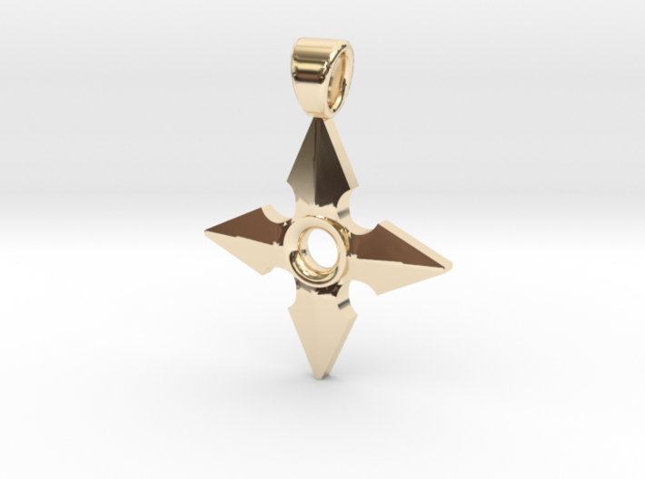 Shuriken [pendant] 3d printed