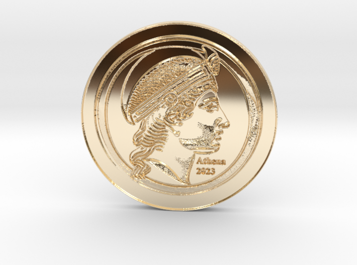 Athena 2023 Barter &amp; Trade Coin 3d printed