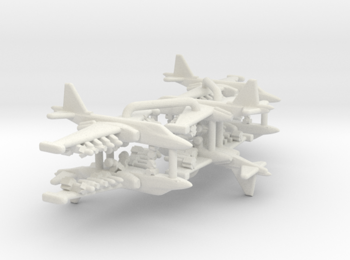 1:600 Scale Su-25 Frogfoot (Loaded) 3d printed 