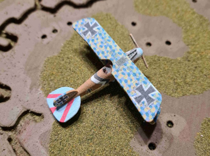 Fritz Liese Albatros D.III (full color) 3d printed Photo courtesy mikeemagnus at wingsofwar.org