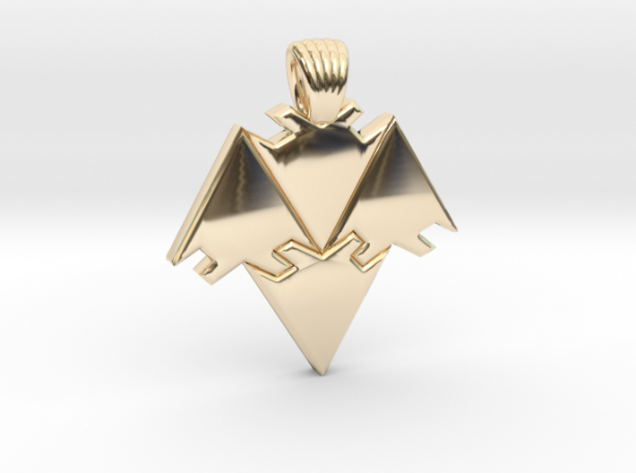 Arrows tiling [pendant] 3d printed
