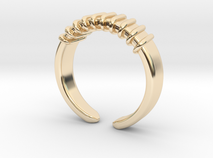 Spring ring [sizable] 3d printed