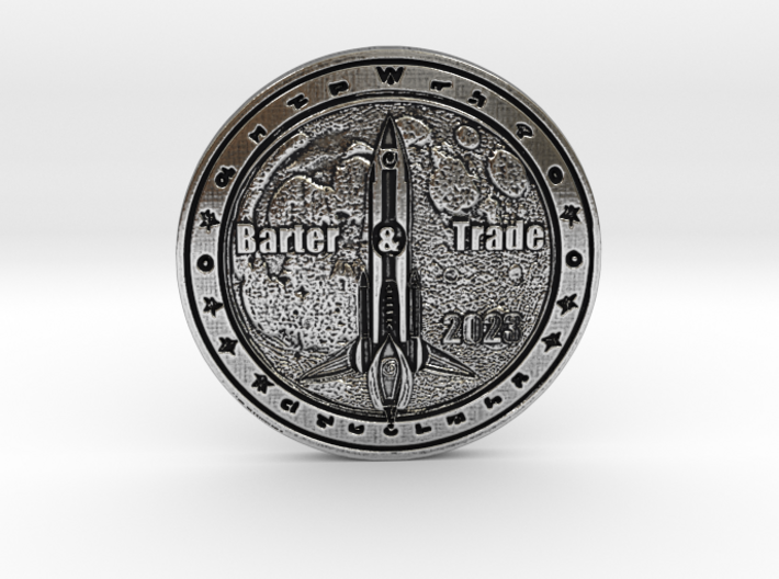 To the MOOOOON! Barter &amp; Trade Golden Age Coin 3d printed