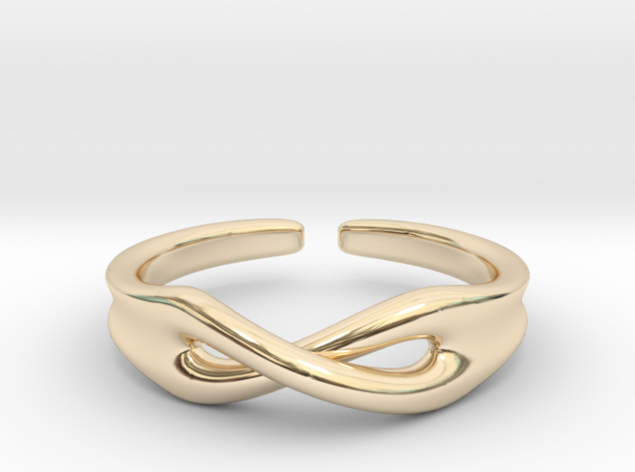 Twisted [openring] 3d printed