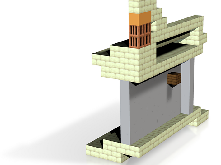 Minecraft Egypt Castle 3d printed
