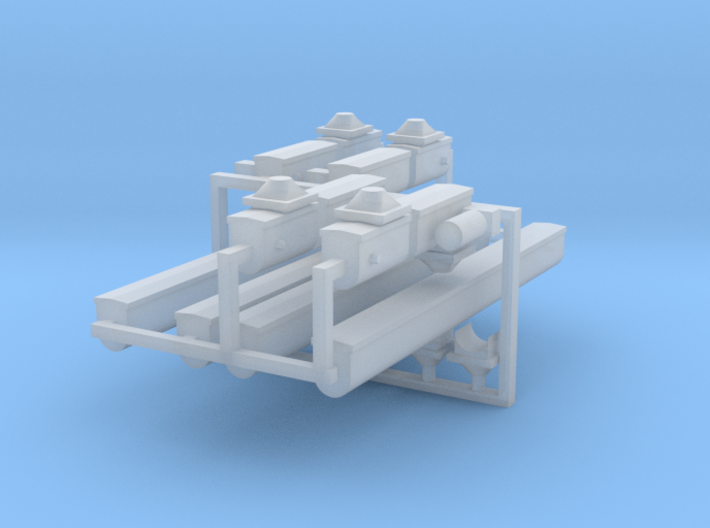 'N Scale' - Roof Top Conveyor Parts 3d printed