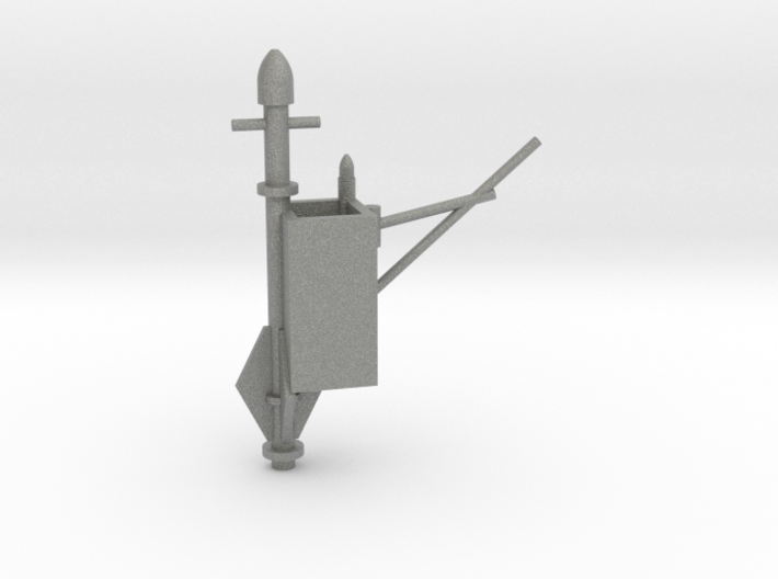 1/200 Richelieu Structure Aft Deck2 Funnel, Mast 3d printed