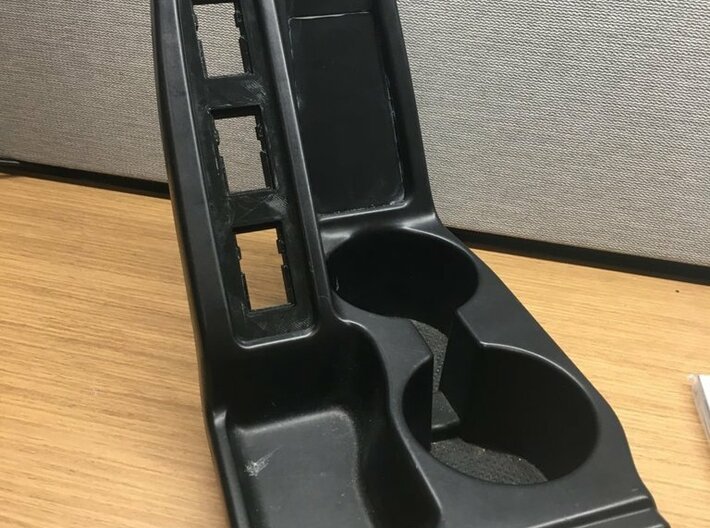 4Runner Center Console Switch Panel 3d printed 