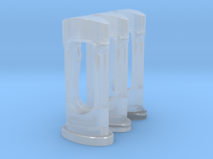 Electric car chargers 3 pcs set 1:50 scale 3d printed