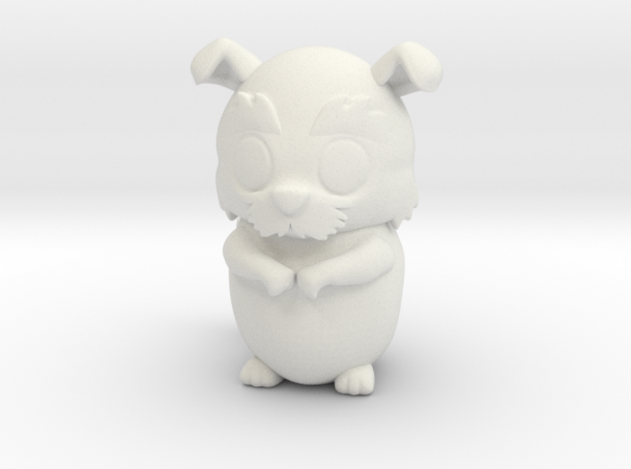 Tascha the dog (3mm) 3d printed 