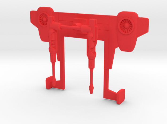 Action Master Thrust Accessories 3d printed Red