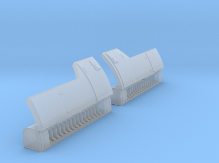 AMT Razor Crest STOL Pitch and Thrust Nozzles 3d printed