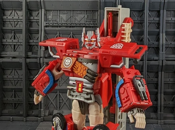 TF RID Omega Prime Torso Support 3d printed Supports Ultra Mode