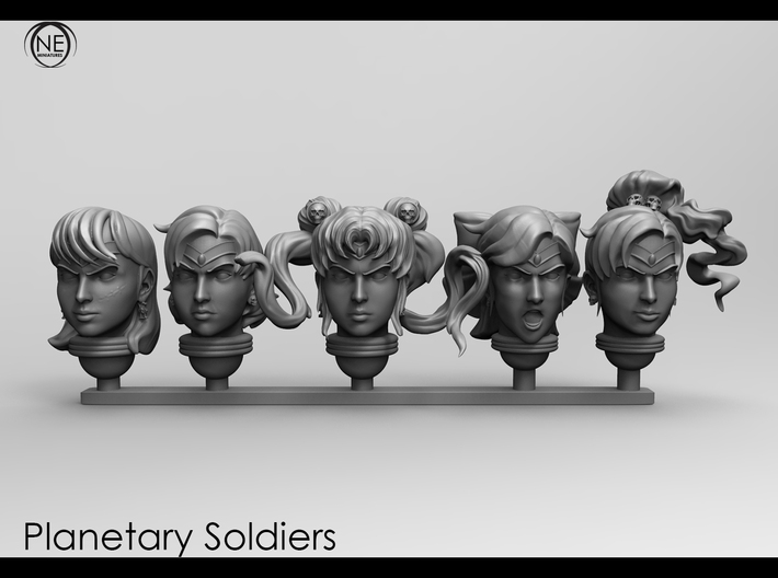 planetary soldiers_x5 3d printed