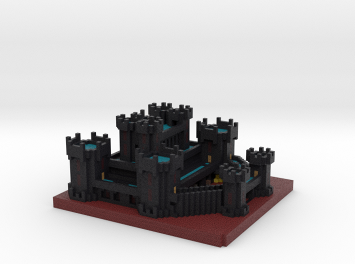 Minecraft Blackstone Castle 3d printed