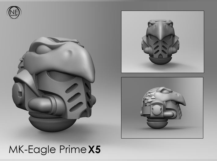 mk_eagle_prime_x5 3d printed