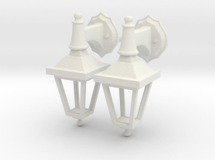 Street lamp 02. 1:35 scale x2 Units 3d printed