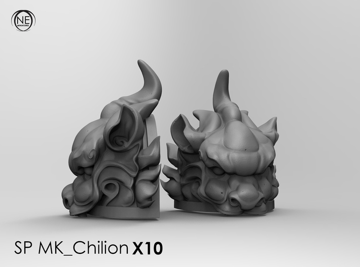 Shoulderpads mk-chilion x10 3d printed