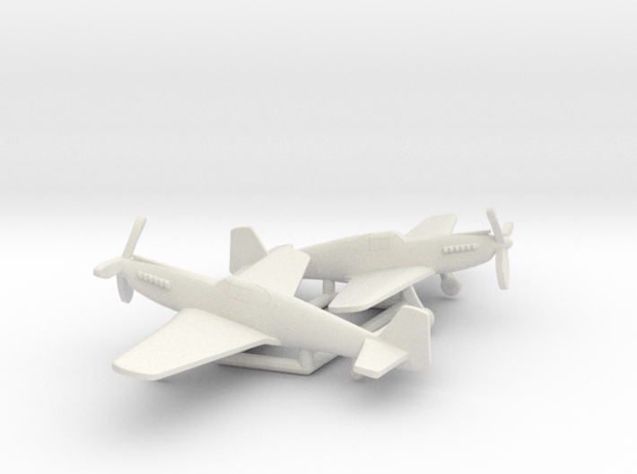 North American P-51A Mustang I 3d printed