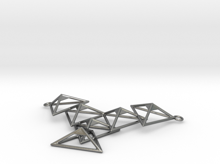 Sacred Trigon Necklace 3d printed 