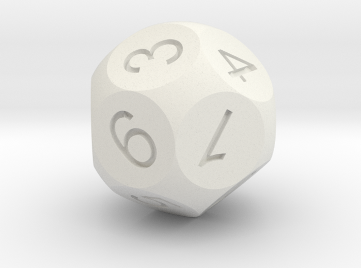 D14 Sphere Dice (1 to 7) 3d printed 