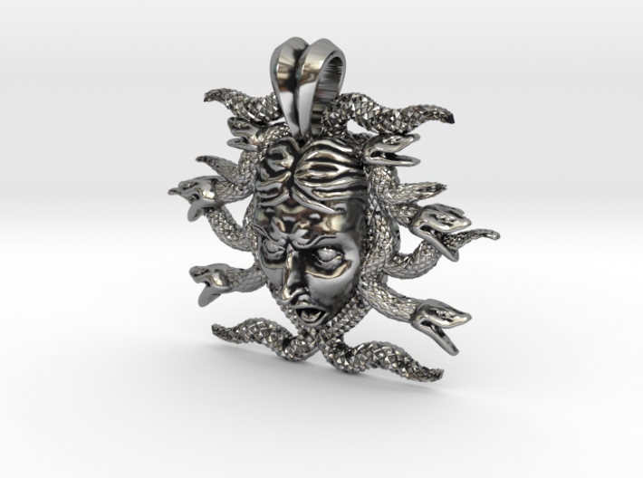 Medusa Pendant No.4 3d printed 