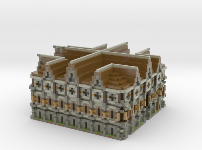 Minecraft Rustic Mansion 3d printed