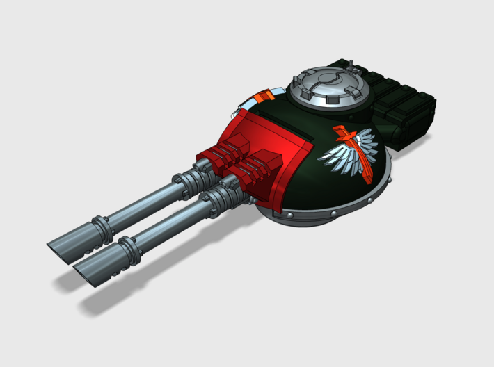 Winged Sword : Phobos Twin Laser Turret (Conv.) 3d printed