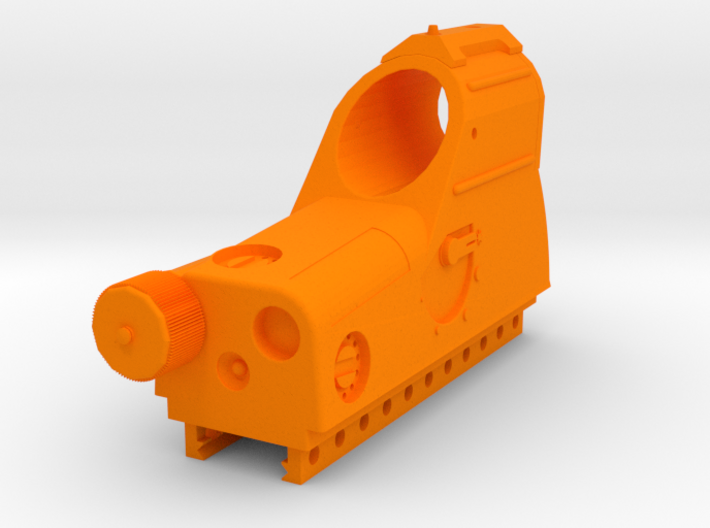 Adjustable MARS Aiming Reflex Sight for Picatinny 3d printed