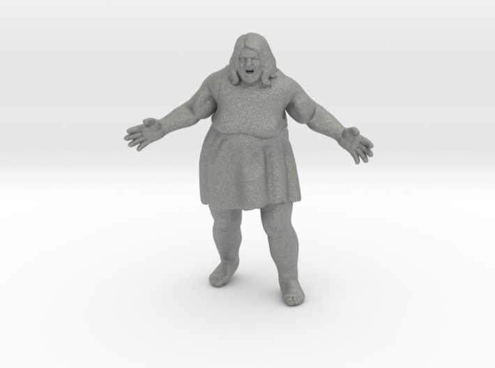 Big Mama Zombie miniature model horror games rpg 3d printed