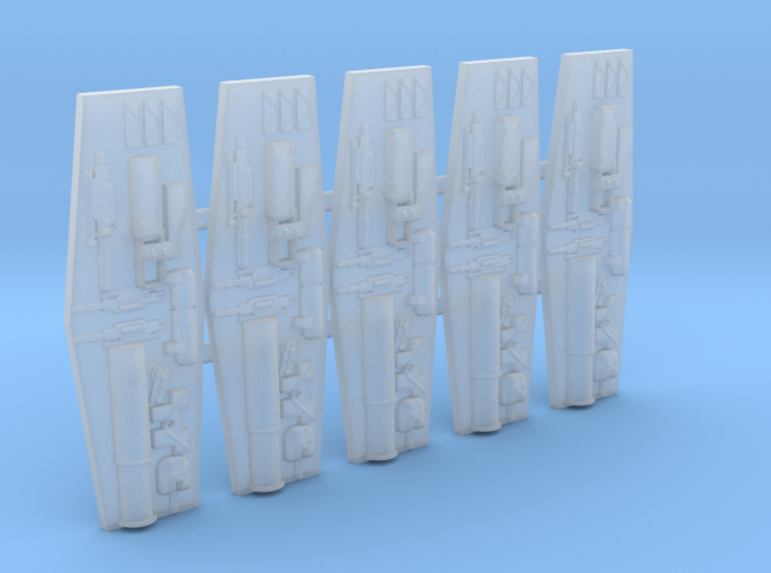BASE STAR REVELL TRENCH VERTICAL PANEL SET 3d printed