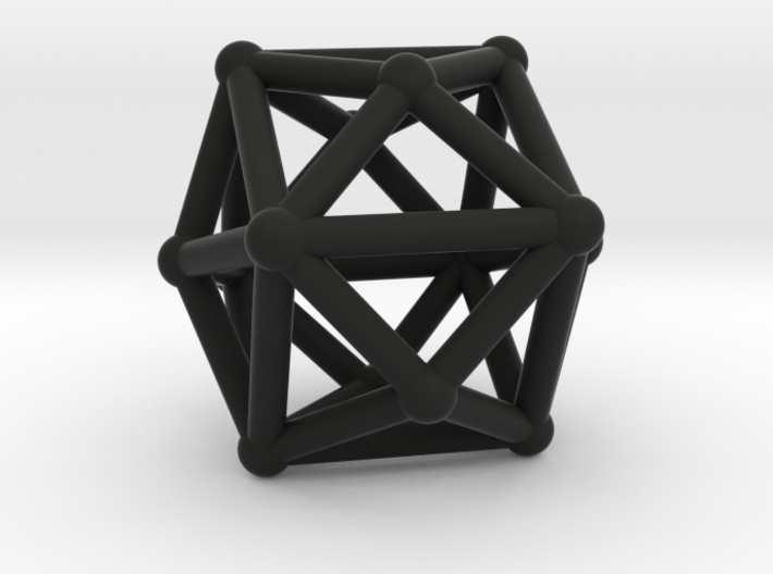 Tetrakishexahedron 3d printed