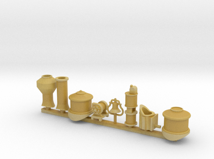 Detail parts for 2-8-0 loco conversion [set B] 3d printed 