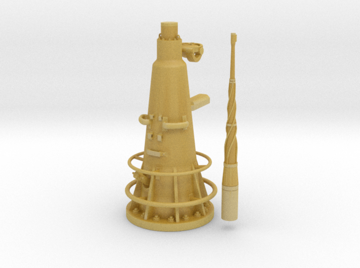 1/35 DKM UBoot VIIC Attack Periscope w. compass 3d printed