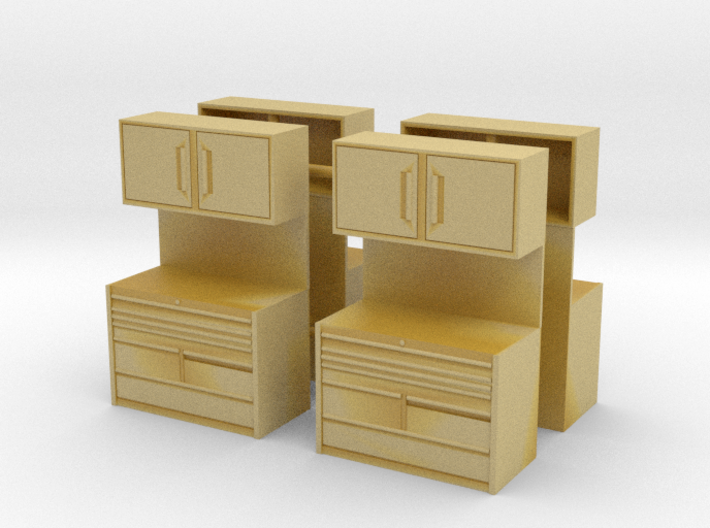 1/50th Mechanic Tool Chest Shop Cabinet (4) 3d printed