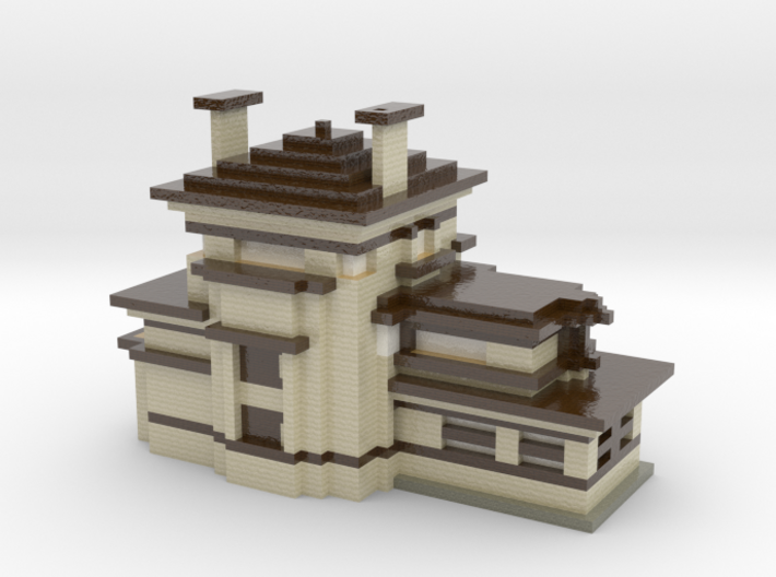 Minecraft Big Modern House 3d printed