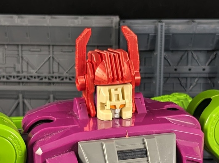 TF G1 Scorpion City Helmet 3d printed Visor is not required for assembly