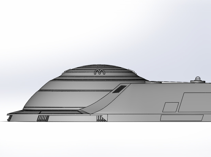 USS Enterprise Refit Bridge 1/350 Ultra Detailed 3d printed 