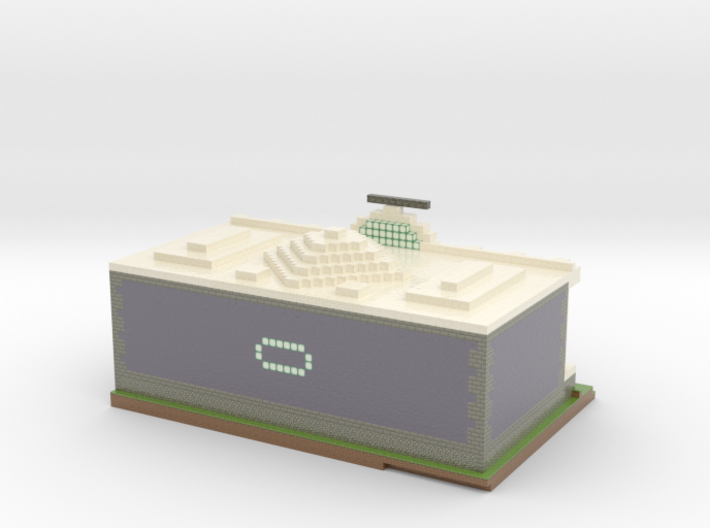 Minecraft Smp City Hall 3d printed