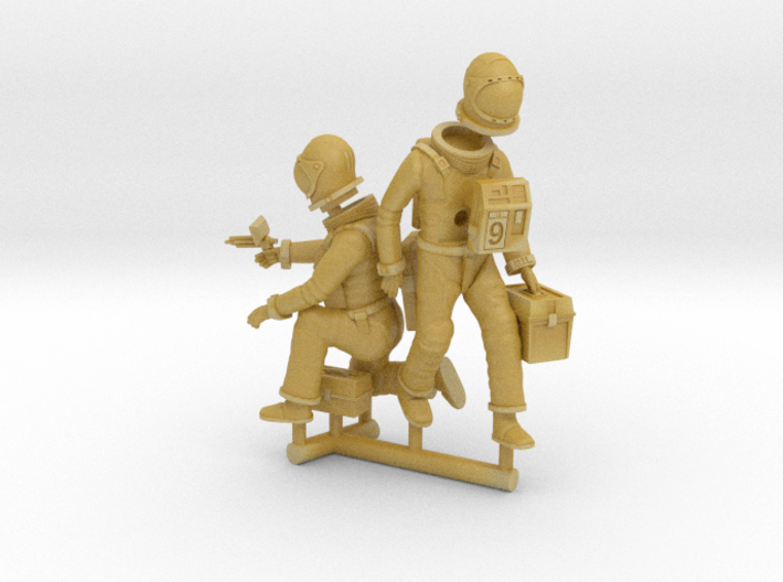 SPACE 2999 1/48 ASTRONAUT WORKING A DETACHABLE 3d printed 
