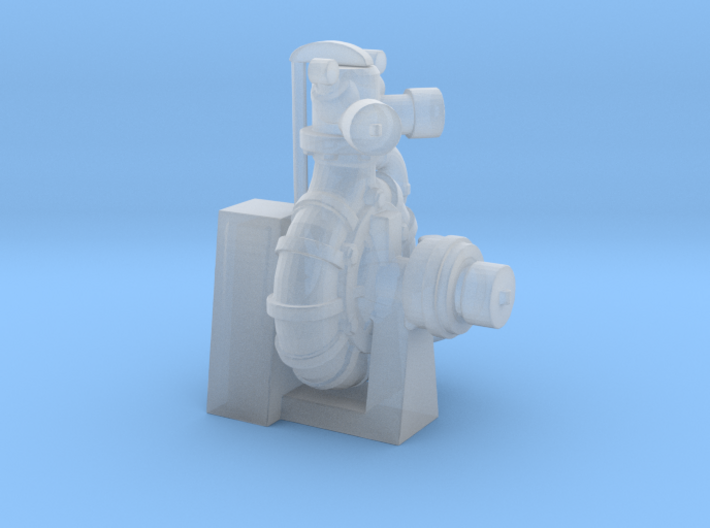 1/35th Darley Fire Pump front mount 3d printed
