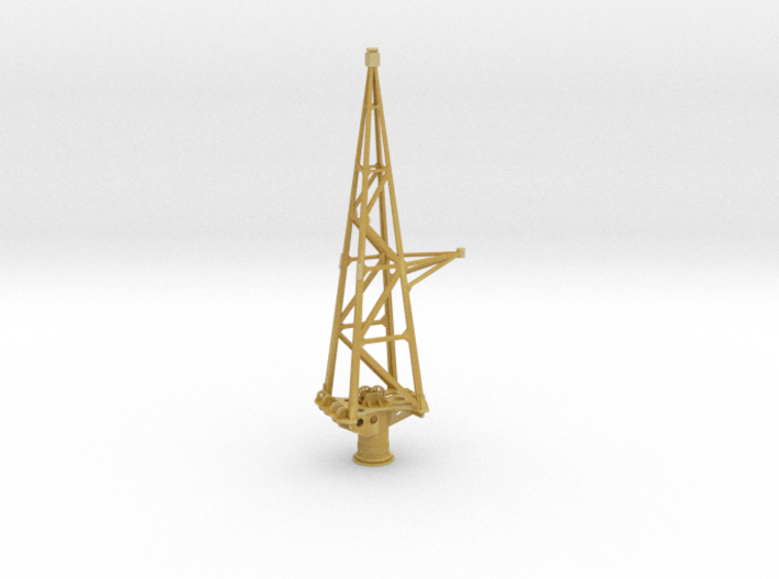 1/150 IJN Yamato Crane Tower 3d printed