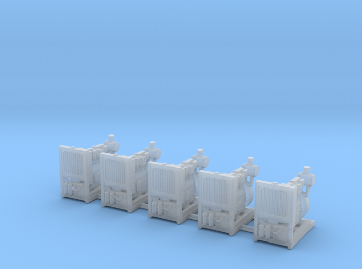 1/87th Diesel Electric generator for boxcar 3d printed