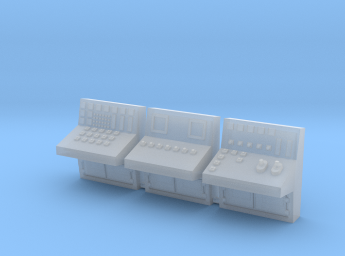 HO scale control console 3pc 3d printed