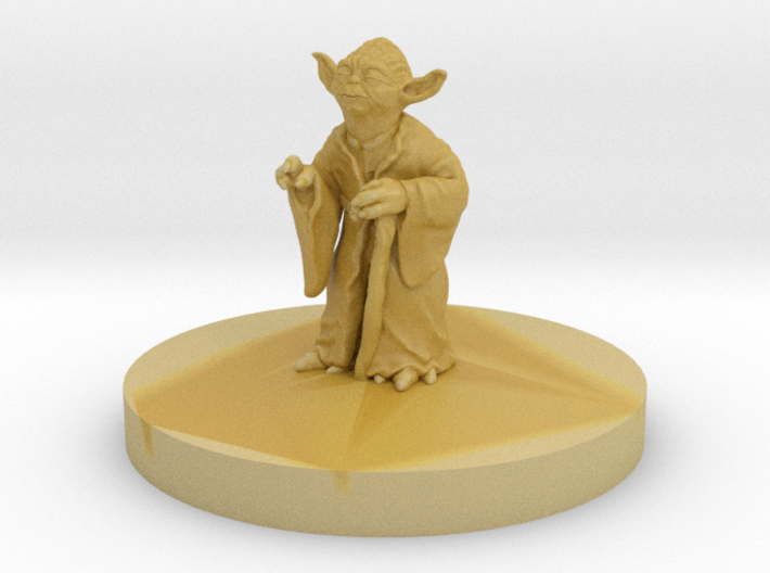 (IA) Old Yoda 3d printed 