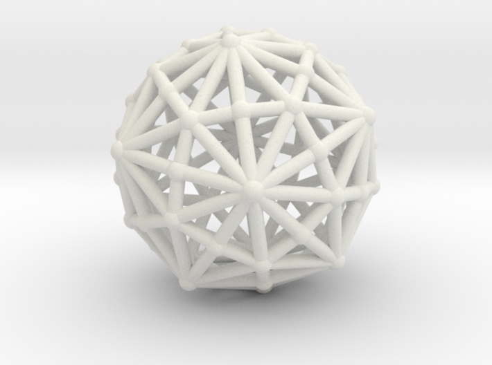 Dysdiakistriacontahedron 3d printed